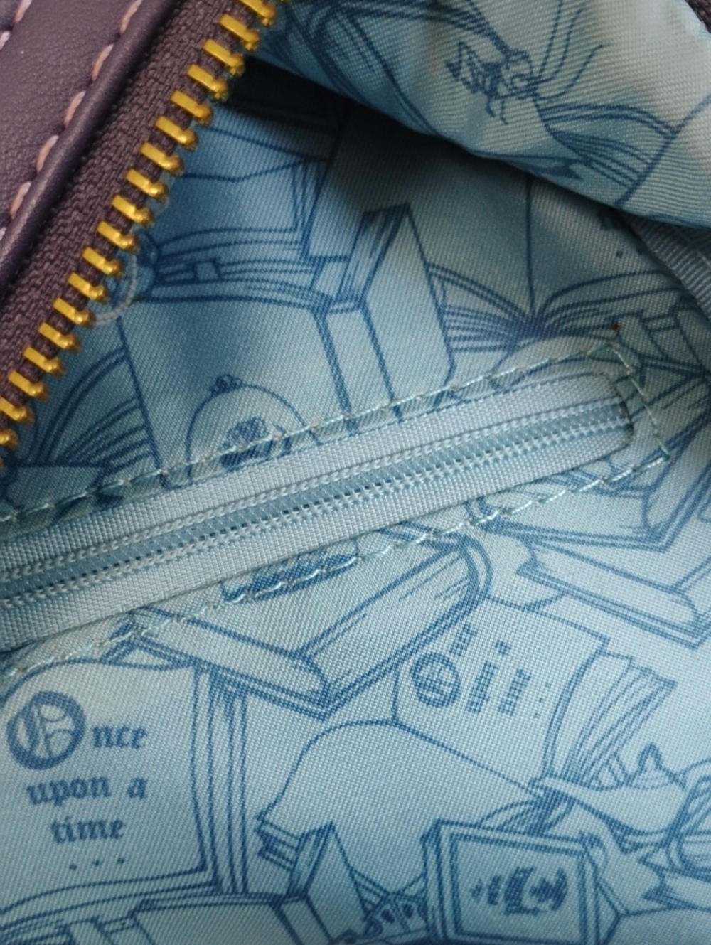 Loungefly Purple Disney Bookstack Mini Backpack - Picture 5 of 5
